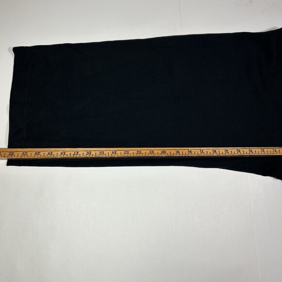 EUC J.Jill Pure Jill Women Pants Black Full Leg Cropped Pull On Pima Cotton Sz M - Picture 8 of 11